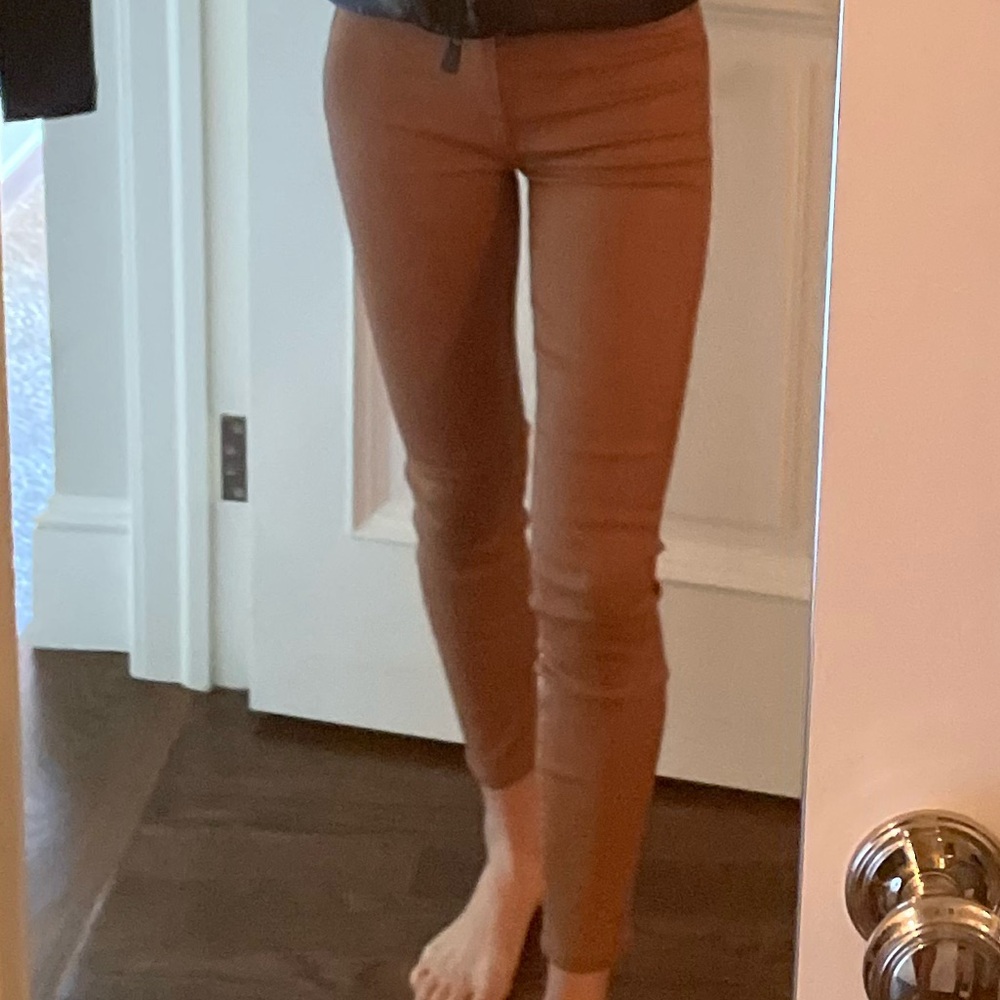7 for all mankind jean’s coated Brownish / tan women’s jeans